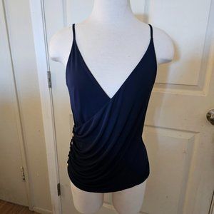 Sexy Balmain navy spaghetti strap top size 36